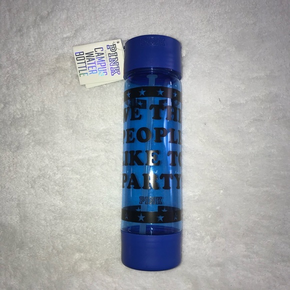 NWT VS PINK blue party campus water bottle - Picture 4 of 8